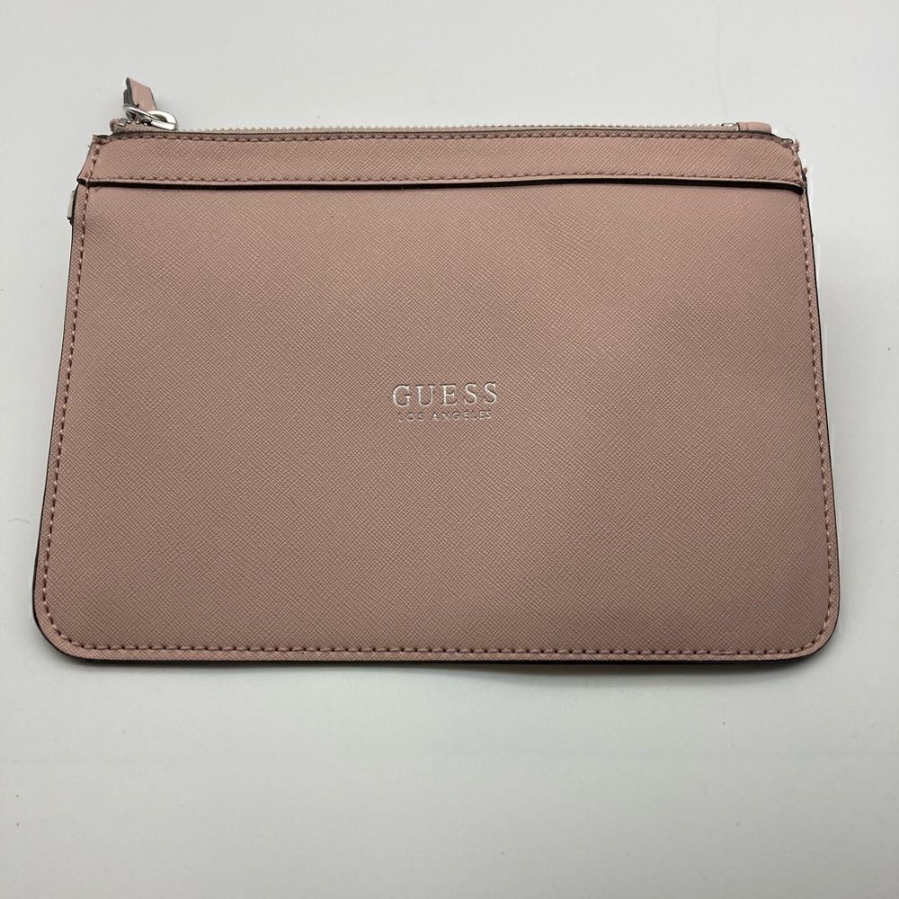 Guess Cosmetic Bag Pink Color Like New